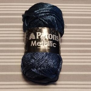 Patons Metallic Yarn in Blue